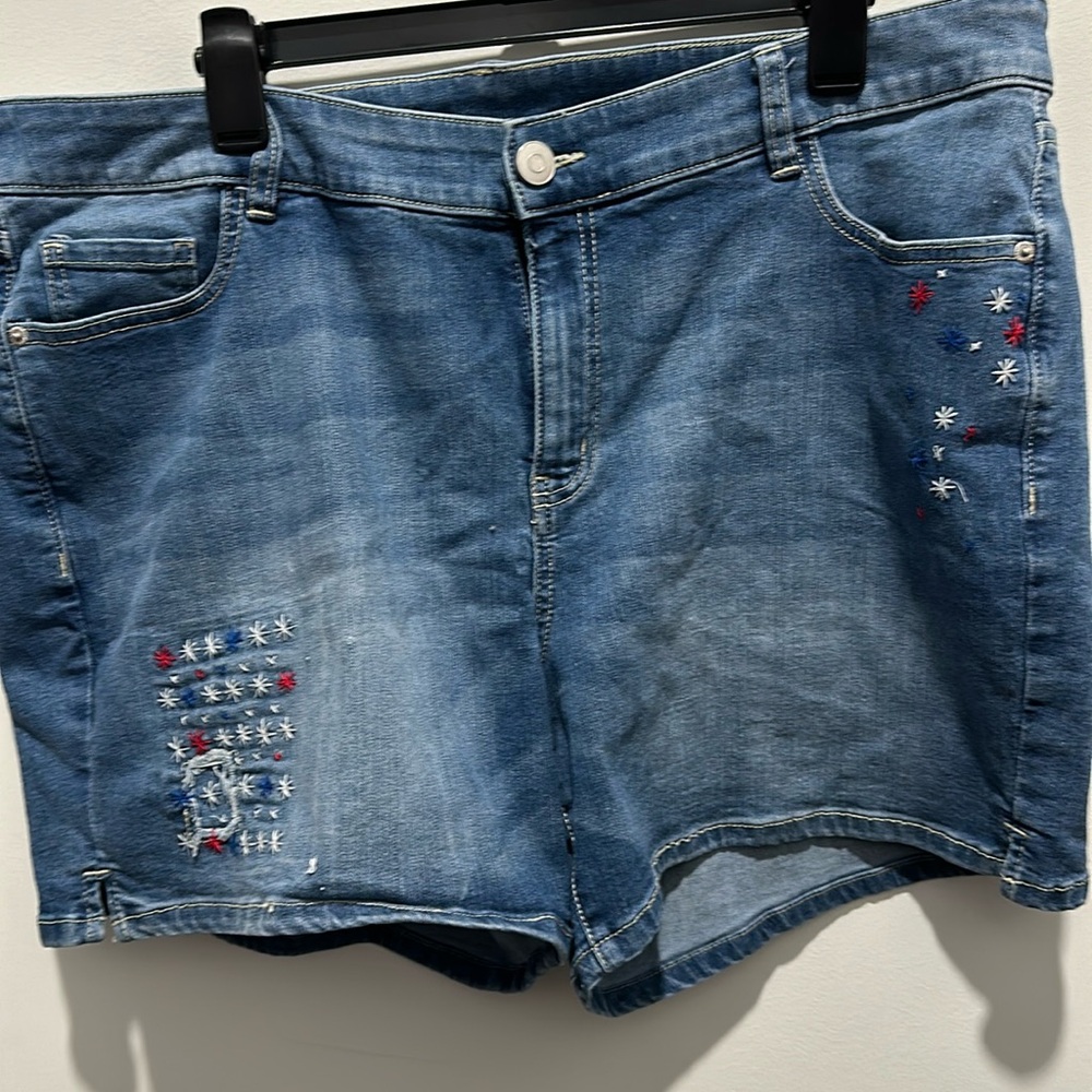 Lane Bryant Blue Shorts